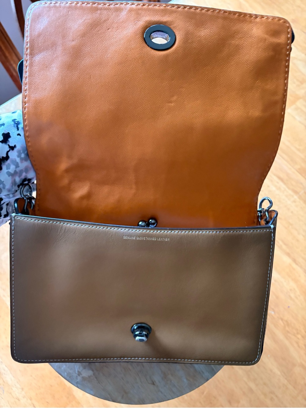 Coach 1941 Tea Rose Crossbody Bag in Orange, Green & Blue - Picture 3 of 10